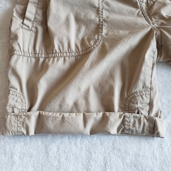 KOPPEN Slash Pocket Walking/Hiking Womens Rolltab Outdoor Tan Shorts SZ 8 - Picture 10 of 16